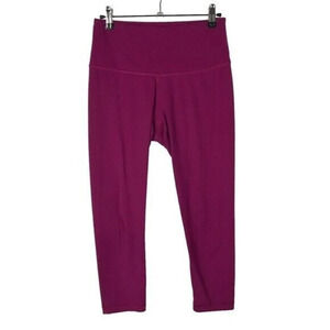 Yogalicious Magenta Buttery Soft Crop Athletic Legging Pants S